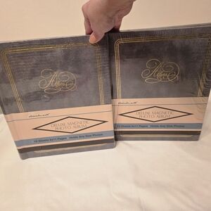 Lot Of 2 Old Stock Vintage  Photo Albums Gray By Atico